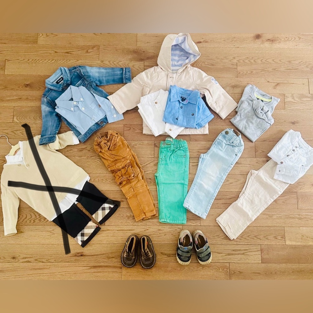 Stylish Kids Clothing Set with Shoes - Baby Boy - 18 Months